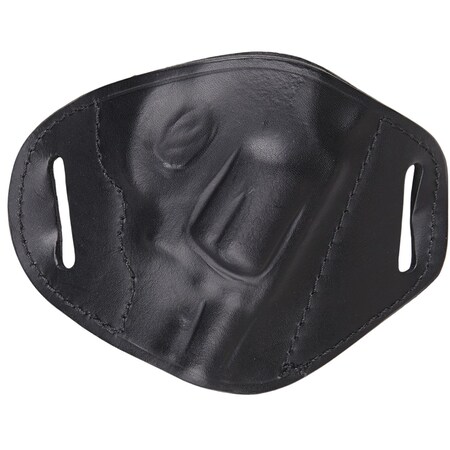 BULLDOG CASES Bulldog Black Molded Leather Belt Slide Holster Sm Revolver MLB-RS